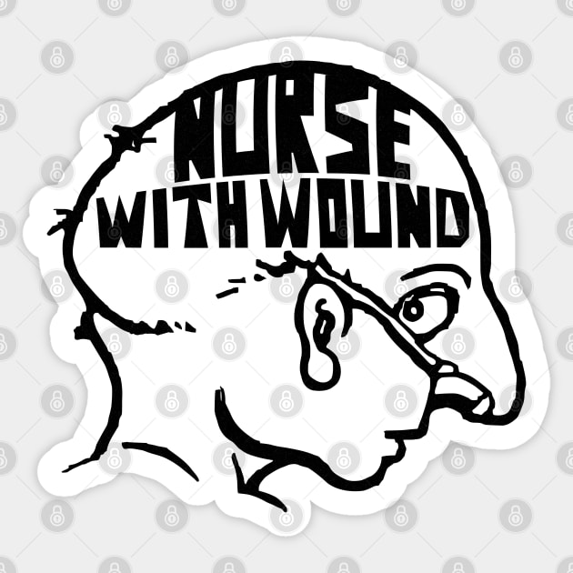 Nurse With Wound ∆ Nurse With Wound ∆ Sticker by unknown_pleasures